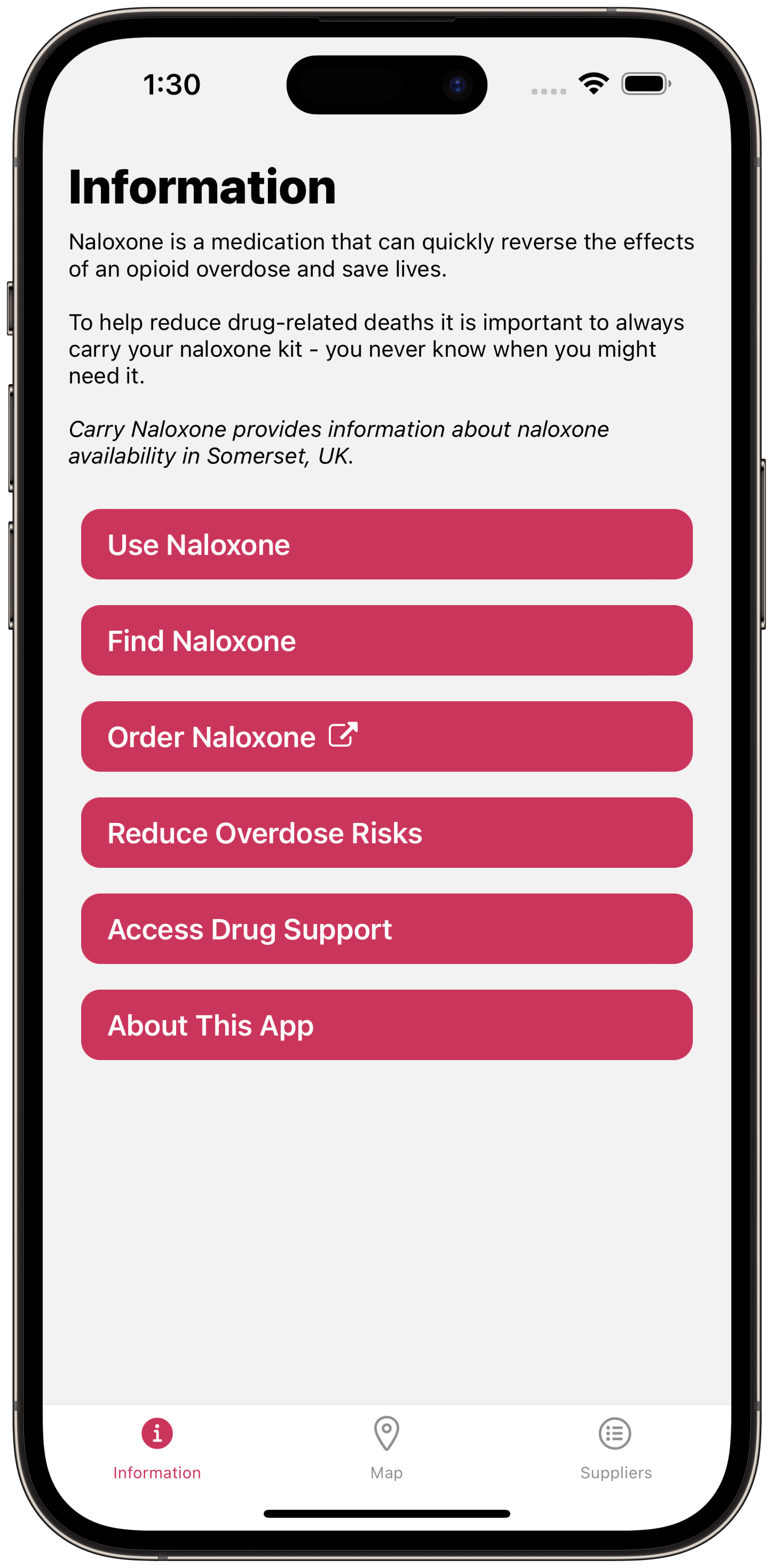 Carry Naloxone — how to use naloxone