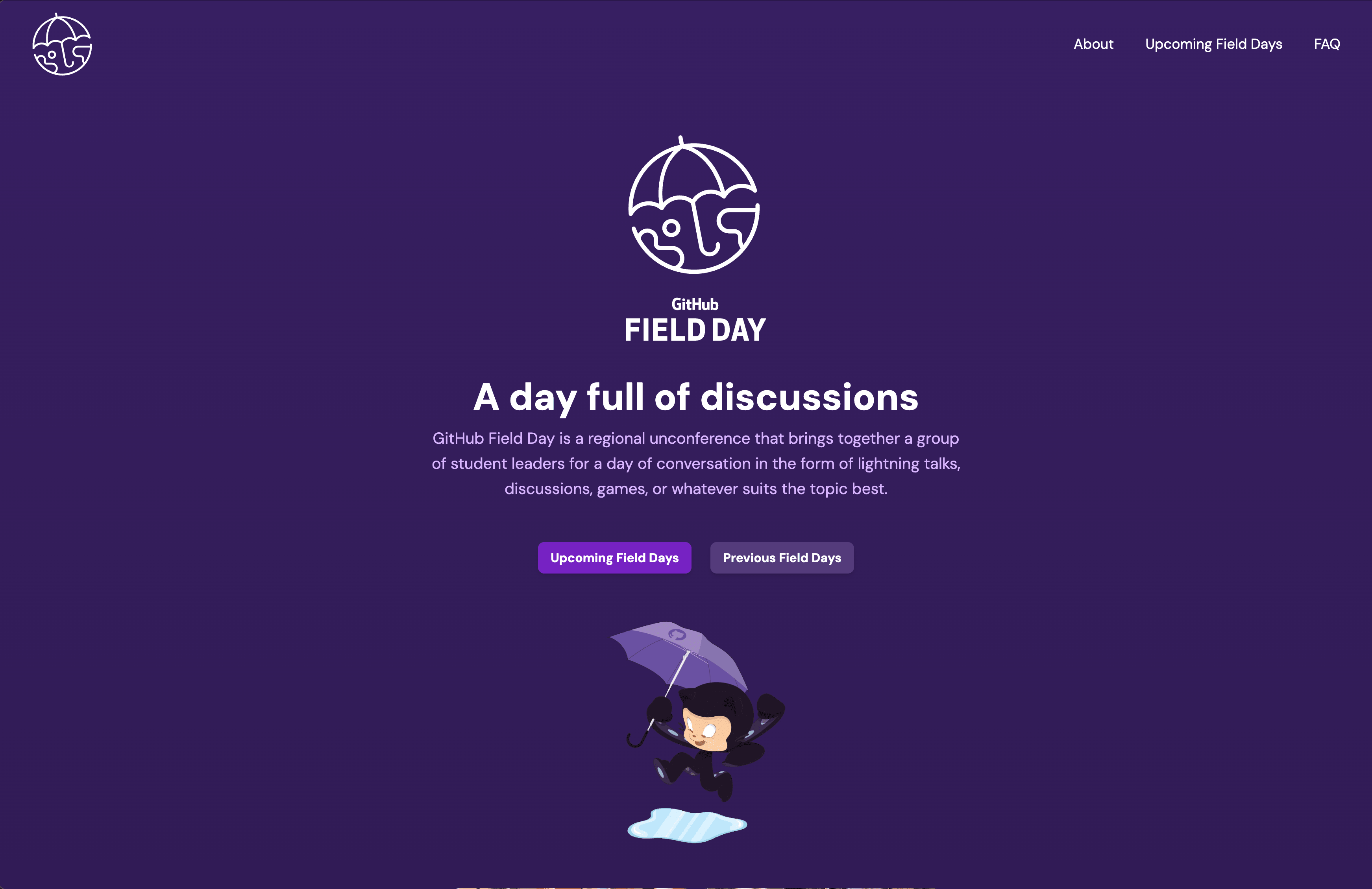 GitHub Field Day — unconference for student community leaders